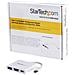 Adattatore Multifunzione USB-C a HDMI 4k con Power Delivery e porta USB-A - Bianco - Adattatore da viaggio USB Type-C a HDMI - Foto miniatura 3