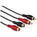 Audio Extension Cable 2 RCA Male Plugs - 2 RCA Female Jacks, 4 m 4m 2 x RCA 2 x RCA Nero cavo audio - Foto miniatura 1