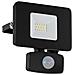 Lampada LED Sensore Parete Esterna Faedo 3 10W 11x5x13,5 cm Nera - Foto miniatura 1