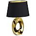 Lampada Da Tavolo Taba 16 X 23 X 33 Cm E14 Ceramica 40w Oro - Foto miniatura 1