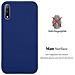 Cadorabo Custodia Compatibile Con Honor 9x In Candy Blu Scuro - Coperchio Protettivo In Silicone Tpu Flessibile - Foto miniatura 3