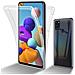 Custodia Compatibile Con Samsung Galaxy A21s In Transparente - 360° Full Body Copertura Protettiva - Protezione Anteriore E Posteriore, Protezione A Tutto Tondo Con Protezione Del Display - Foto miniatura 1