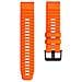 Bracciale Garmin 26 Mm Fenix 6x/5x Plus/3hr/descent Mk1 Silicone Arancione - Foto miniatura 10
