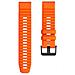 Bracciale Garmin 26 Mm Fenix 6x/5x Plus/3hr/descent Mk1 Silicone Arancione - Foto miniatura 3