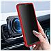 Cover Per Samsung Galaxy A14 Bi-materia Anello Metallico Supporto Bordo Rosso - Foto miniatura 2