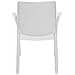 Sedia Da Esterno Viterbo, Set Di 4 Sedute Da Giardino, Sedia Per Tavolo Da Pranzo, Poltrona Outdoor Effetto Rattan, 100 % Made In Italy, 54x60h82 Cm, Bianco - Foto miniatura 3