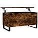 Tavolino Da Salotto Rovere Fumo 90x44,5x45 Cm Legno Multistrato - Foto miniatura 2