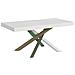 Tavolo Allungabile 90x180/284 Cm Volantis Telaio Gambe 4 Colori (a) - Bianco Frassino - Foto miniatura 5