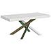 Tavolo Allungabile 90x180/284 Cm Volantis Telaio Gambe 4 Colori (a) - Bianco Frassino - Foto miniatura 1