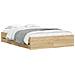 Giroletto Cassetti Rovere Sonoma 120x190 Cm Legno Multistrato - Foto miniatura 3