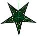 Set Di 2 Stelle Led Carta Verde Smeraldo 45 Cm Motti - Foto miniatura 4