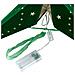 Set Di 2 Stelle Led Carta Verde Smeraldo 45 Cm Motti - Foto miniatura 7