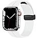 Cinturino Per Apple Watch 42/44/45mm Sport Con Chiusura Magnetica, Bianco - Foto miniatura 2