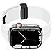 Cinturino Per Apple Watch 42/44/45mm Sport Con Chiusura Magnetica, Bianco - Foto miniatura 3