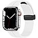 Cinturino Per Apple Watch 42/44/45mm Sport Con Chiusura Magnetica, Bianco - Foto miniatura 1