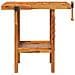 Banco Da Lavoro Con Morse 92x48x83 Cm Legno Massello Di Acacia - Foto miniatura 2