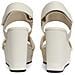 Wedge Sandal Webbing Sandali Sintetico Scarpe Donna Beige Eu 40, Yw0yw01360 0f4 - Foto miniatura 3