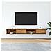Mobili Porta TV 2 pz Legno Antico 100x31x25,5 cm in Truciolato - Foto miniatura 2