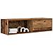 Mobili Porta TV 2 pz Legno Antico 100x31x25,5 cm in Truciolato - Foto miniatura 5