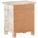 Comodino 40x30x50 Cm In Legno Di Acacia Grezzo - Foto miniatura 4