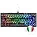 Marsgaming Mkminipro, Tastiera Meccanica Ultra-compatta 60%, Switch Blu, Rgb Chroma, Antighosting, Black - Foto miniatura 1