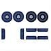 Cuscinetti Auricolari Di Ricambio In Silicone Per Cuffie Bluetooth Jbl Tune 520bt Blue - Foto miniatura 1