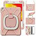 Custodia Per Ipad Air 2/air/pro 9.7"" Blindata Con Supporto Rotante Rosa - Foto miniatura 1