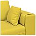 Divano in Velluto con cuscino 3 pcs Giallo 208 cm Velluto - Foto miniatura 7