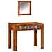 Tavolo per trucco Marrone Miele Legno Massello di Acacia - Foto miniatura 3