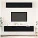 Set mobile TV 5 pcs Rovere nero 100 x 30 x 30 cm - Foto miniatura 2