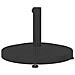 Base per Ombrello da Esterno Regolabile Nero 48 x 48 x 32 cm - Foto miniatura 6