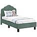 Struttura letto per bambini con testata Verde Mare 70 x 140 cm - Foto miniatura 1