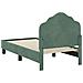 Struttura letto per bambini con testata Verde Mare 70 x 140 cm - Foto miniatura 7