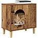 Casa per Gatti Legno vecchio 51 x 30 x 52 cm Legno multistrato - Foto miniatura 3