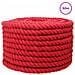 Corda Rosso 2,4 x 2,4 x 5000 cm Cotone - Foto miniatura 2