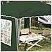 Tenda per feste a pop-up 288 x 288 x 245 cm Verde - Foto miniatura 4