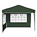 Tenda per feste a pop-up 288 x 288 x 245 cm Verde - Foto miniatura 6