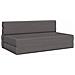 Divano Letto Pieghevole Grigio Chiaro 152 x 86,5 x 60 cm - Foto miniatura 1