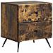 Armadio da Notte con cassetto Rovere Fumo 43 x 34,5 x 47,5 cm - Foto miniatura 1