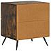 Armadio da Notte con cassetto Rovere Fumo 43 x 34,5 x 47,5 cm - Foto miniatura 6