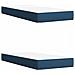 Letto box spring con materasso Blu 200 x 200 cm Tessuto - Foto miniatura 7