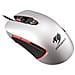 Mouse Gaming USB 400M Ottico 8 Tasti 4000 DPI Retroilluminato Color Argento / Rosso - Foto miniatura 1