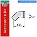 Kit Curva 45', Diametro 80   300834 - 45 Gradi A Magazzino - Foto miniatura 1
