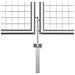 Cancello Per Giardino In Acciaio Zincato 415x175cm Argento - Foto miniatura 3