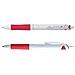 Penna A Sfera Scatto Acroball Pure White Begreen 1,0mm Rosso - Foto miniatura 1