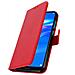 Custodia Huawei Y7 2019 Portacarte Funzione Supporto Cover Silicone - Rosso - Foto miniatura 2