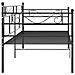 Divano Letto Telaio Nero In Metallo 90x200 Cm - Foto miniatura 4