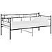 Divano Letto Telaio Nero In Metallo 90x200 Cm - Foto miniatura 1
