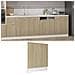 Pannello Lavastoviglie “Lyon” Rovere Sonoma 59,5x3x67 cm - Foto miniatura 2