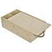 Scatola In Legno Per Il Vino | 2 Bottiglie | Manico Corda E Coperchio Scorrevole | 35 X 21 X 11 Cm | Cassetta Confezione Perfetta Per Decoupage Stoccaggio Decorazione O Come Regalo - Foto miniatura 4